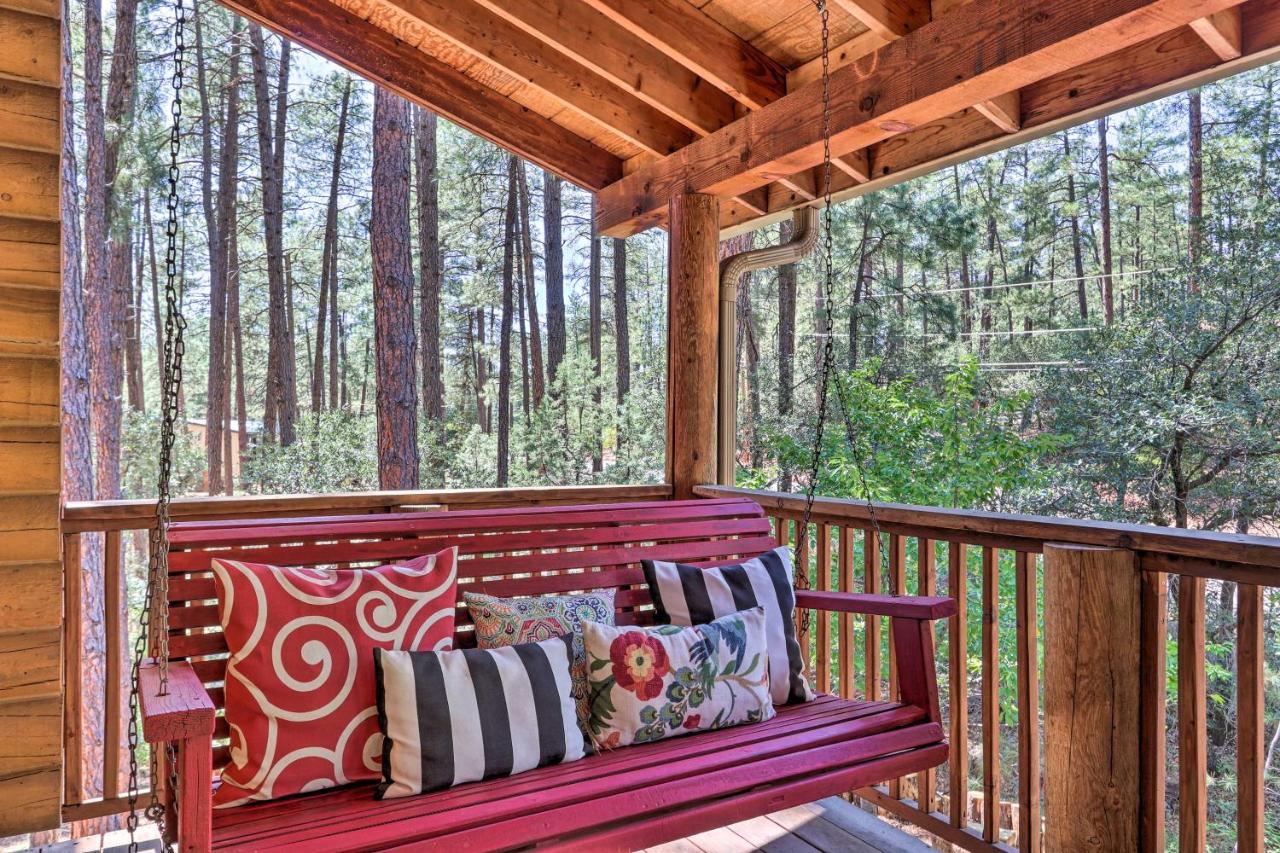 Strawberry Cabin With 2-Story Deck Dogs Welcome! Pine Exteriör bild