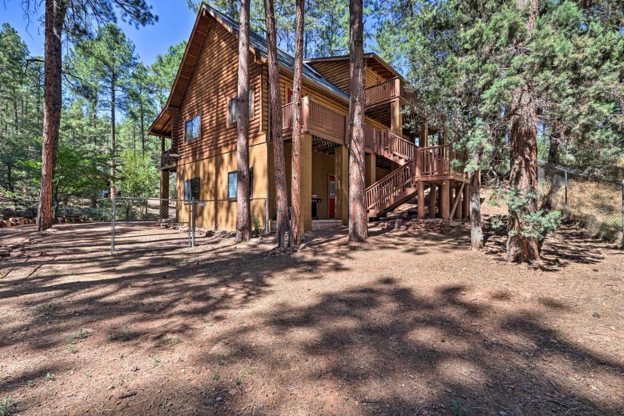 Strawberry Cabin With 2-Story Deck Dogs Welcome! Pine Exteriör bild