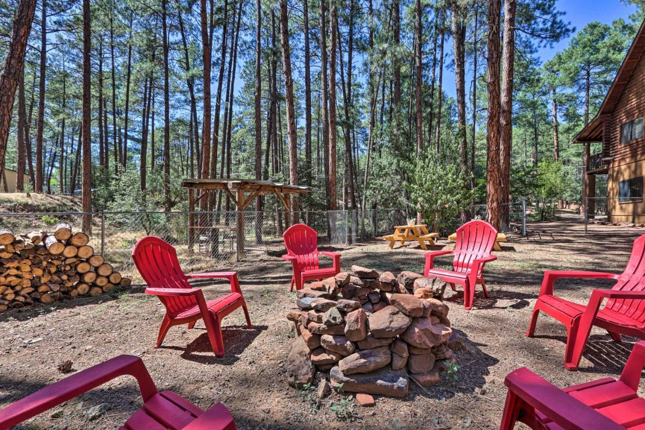 Strawberry Cabin With 2-Story Deck Dogs Welcome! Pine Exteriör bild