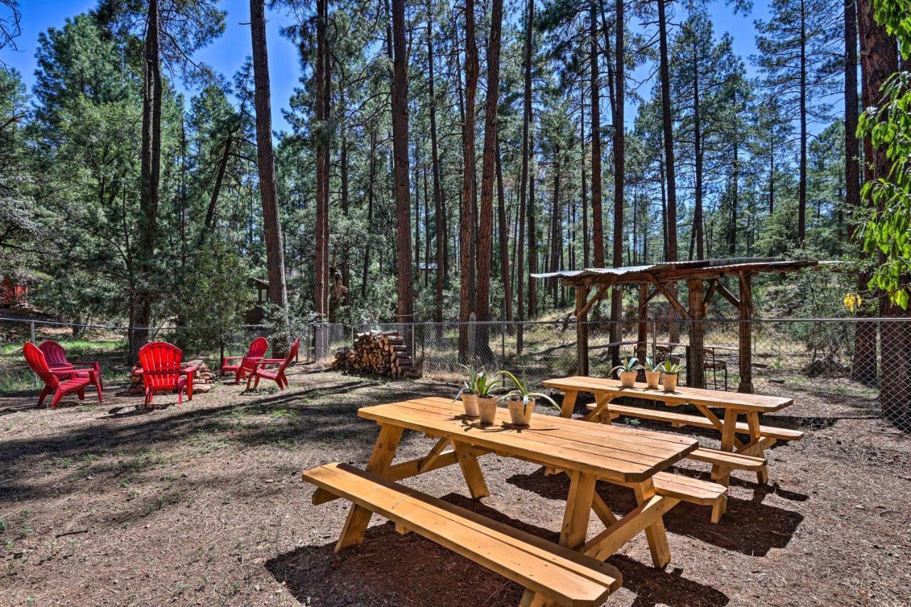 Strawberry Cabin With 2-Story Deck Dogs Welcome! Pine Exteriör bild